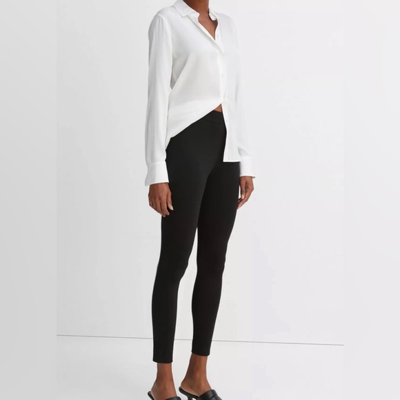 Vince women’s legging pants black size medium office casual stretch $295 retail! - Picture 3 of 7